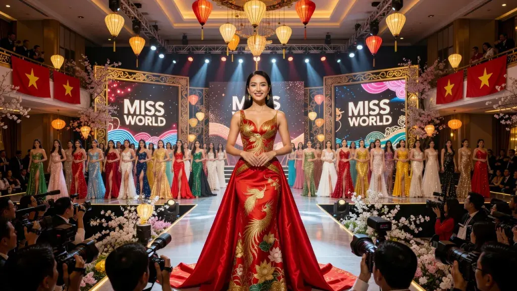 Bao Ngoc Representa o Vietnã na Disputa pelo Miss Mundo 2026